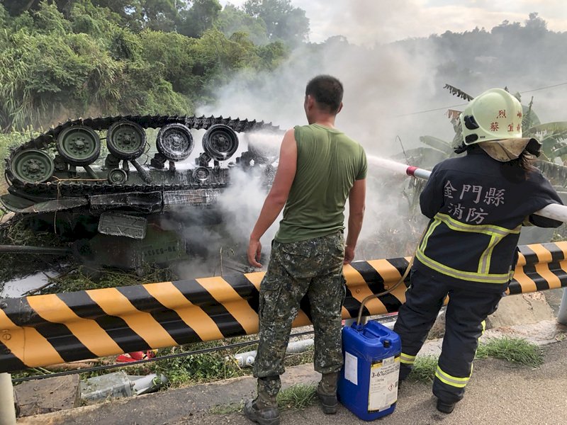 金門戰車翻覆  陸軍檢討提前調整烈嶼主戰裝備
