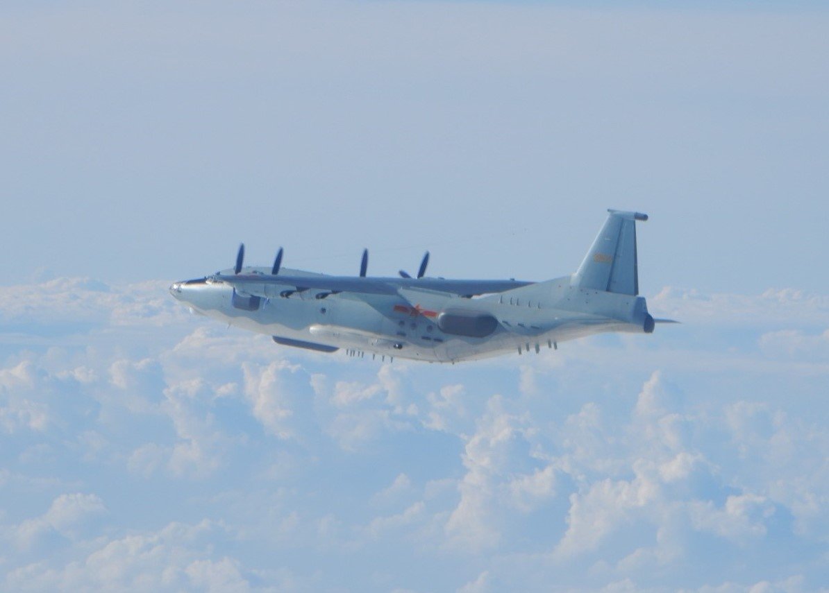 1架運8電偵機擾台&nbsp; 防空飛彈追蹤監控