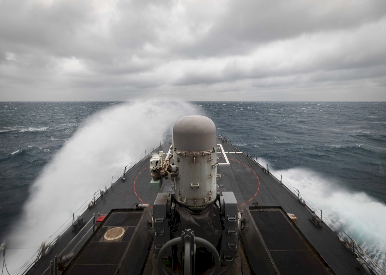 本月第二次 美國軍艦通過台灣海峽