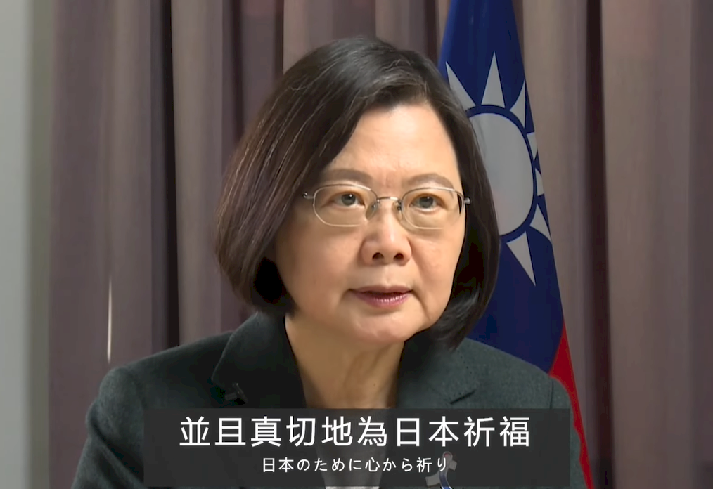 311十週年點燈紀念台日友情 &nbsp;總統盼東奧順利舉辦