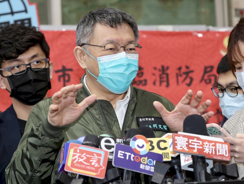 「綠白合」遭質疑 柯文哲：有人眼中只有藍綠與選舉