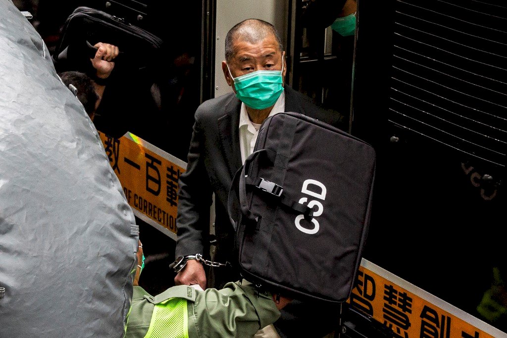 致力香港民主對抗中共獨裁 黎智英獲頒自由獎章