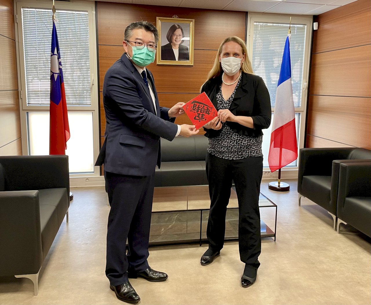 美國駐馬賽總領事拜會我南法辦事處 盼深化台美交流