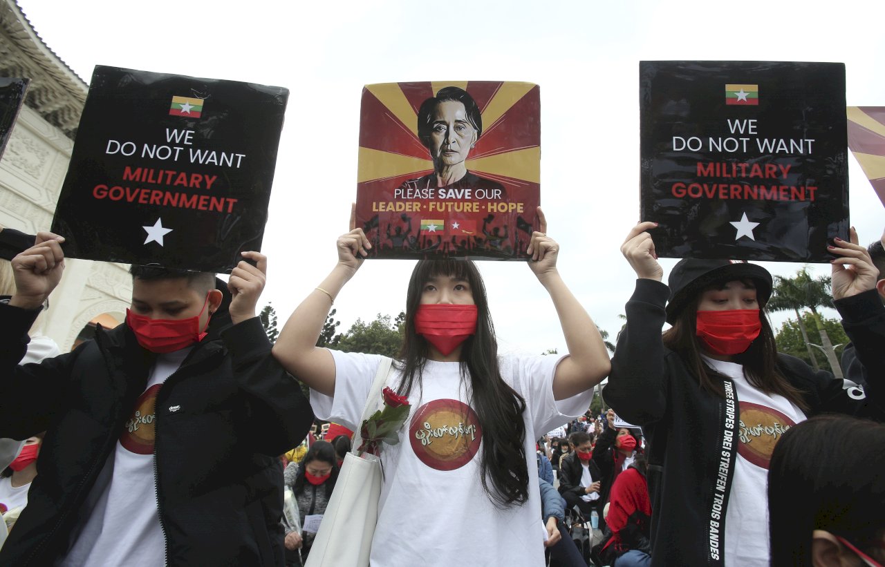 「我被毆打後與兩百多個示威者一同關押......」反政變、爭民主，緬甸留學生28日將於台北跨海聲援