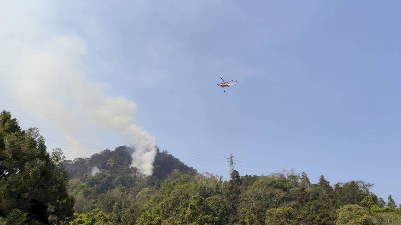 南投魚池鄉山林火警 &nbsp;陸空聯手滅火有成效(影音)