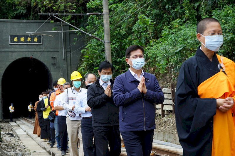 太魯閣號事故地點19日通車 &nbsp;林佳龍將搭首班列車