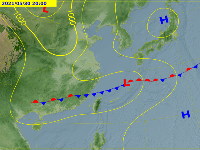 鋒面30日起滯留5天 &nbsp;全台有雨