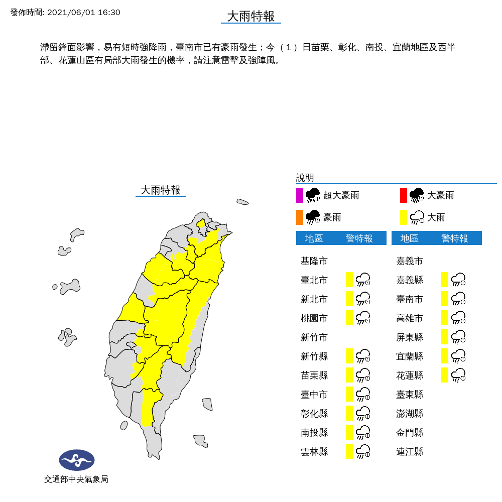 下波鋒面5日報到 &nbsp;全台有雨