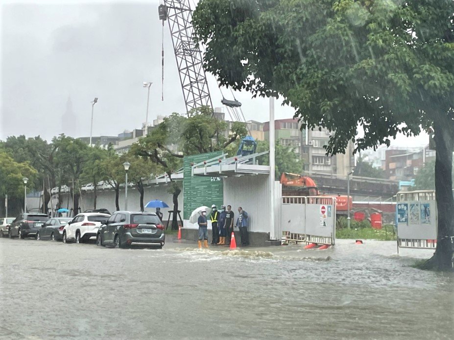 北市3小時累積雨量史上第五 多處傳積淹水