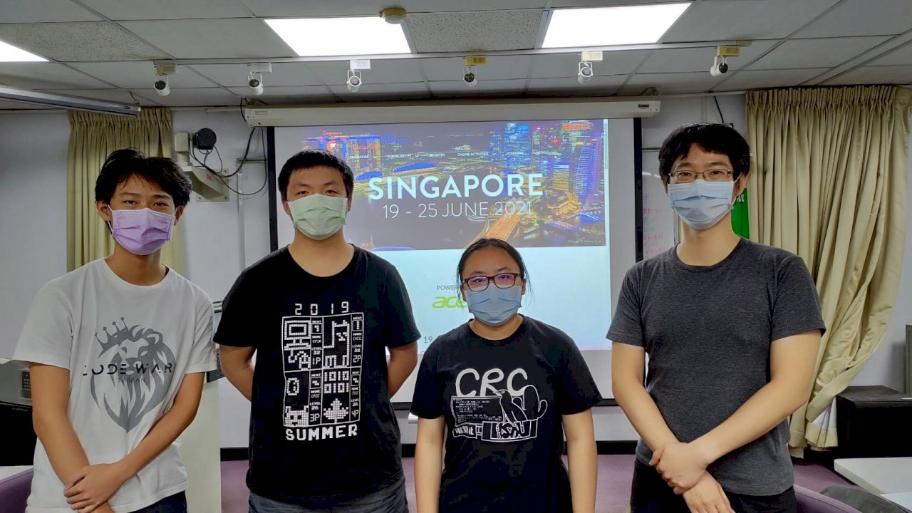 資訊奧賽台灣獲1金3銀 全球第5