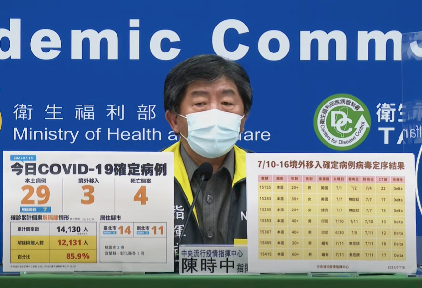 醫師呼籲疫苗混打、遭已讀不回 陳時中：天天在回、積極研判中