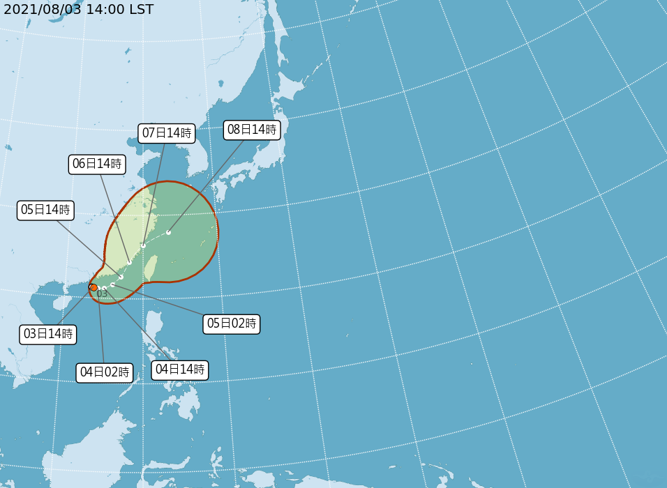 颱風盧碧最快今晚形成 &nbsp;中南部可能局部大雨或豪雨