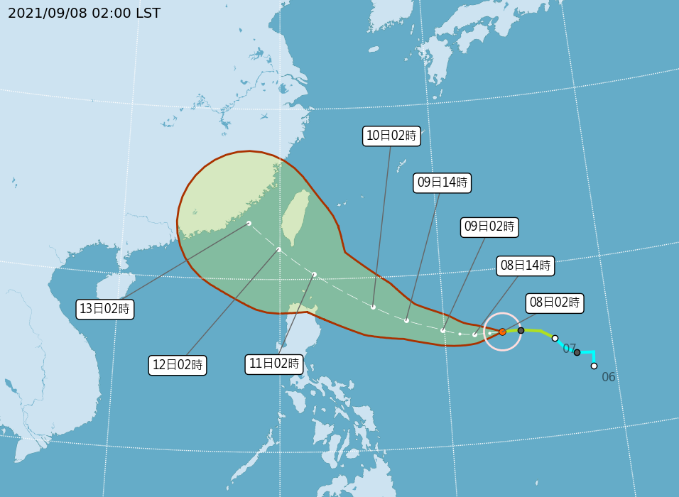 不排除9日發布海警 鄭明典：璨樹增強速度驚人