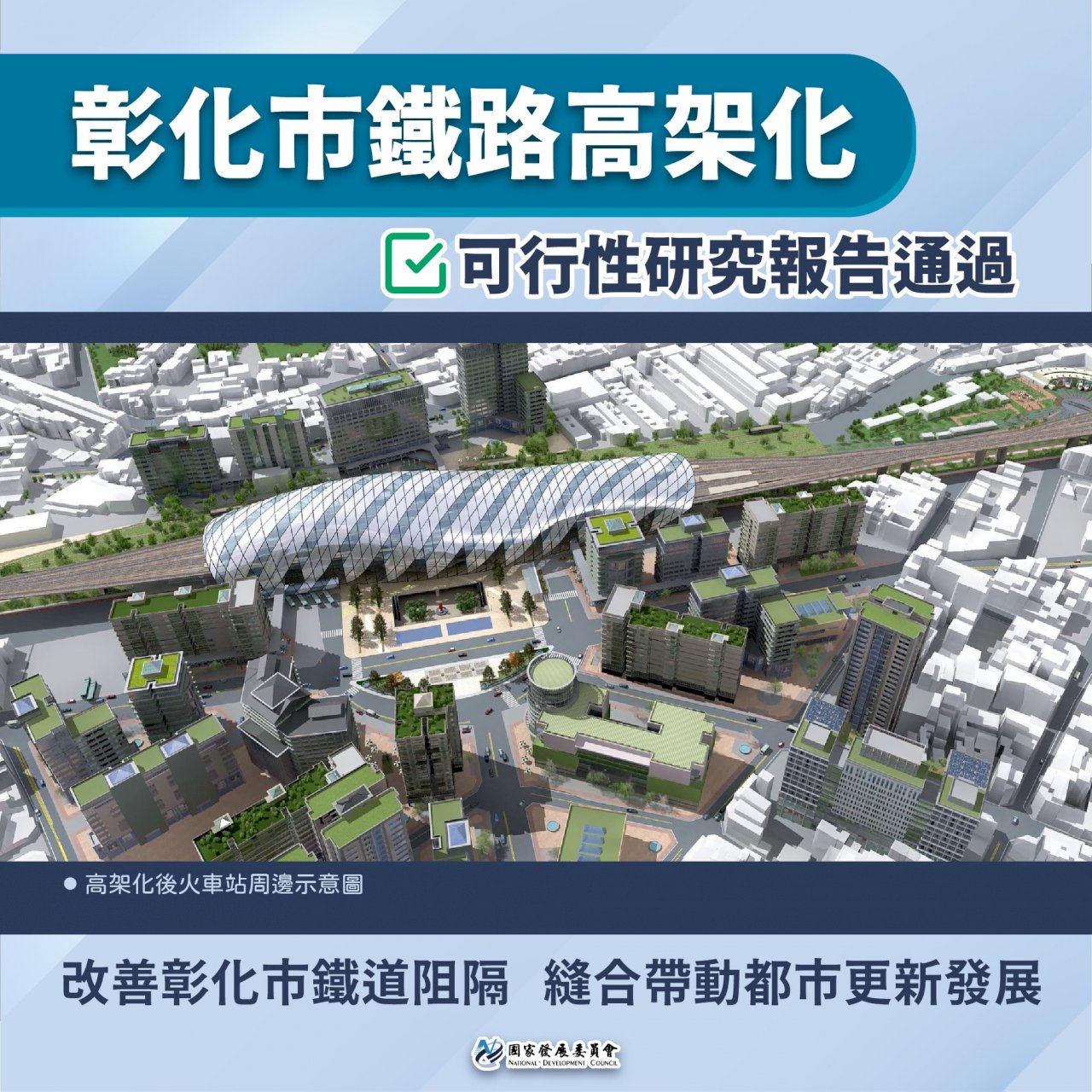 彰市鐵路高架、高捷小港林園線&nbsp; 國發會通過可行性研究