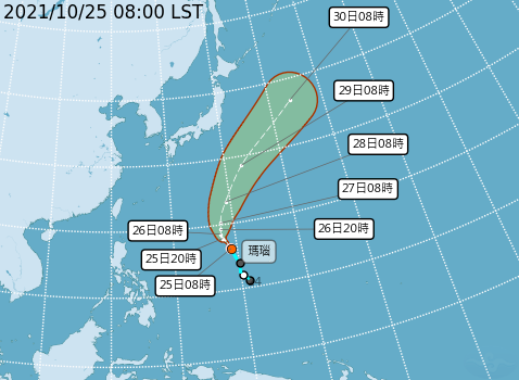 颱風瑪瑙生成 對台無直接影響