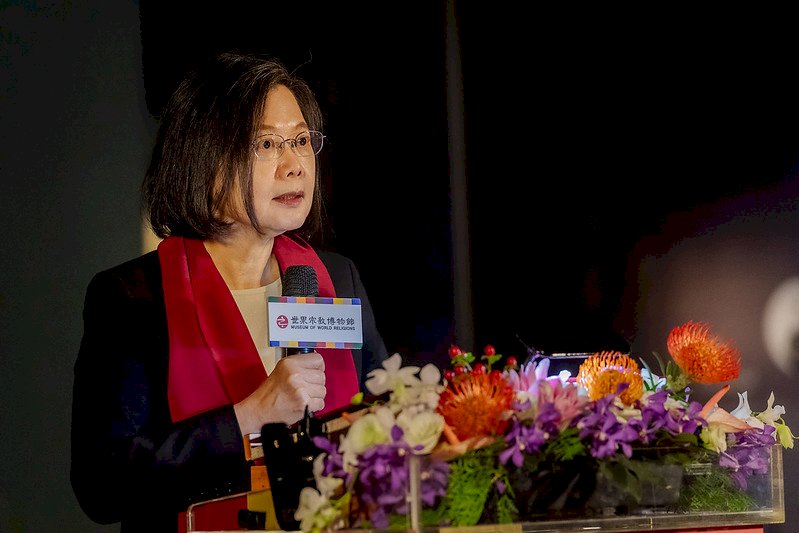 出席世界宗教和諧日活動 總統：面對疫情及氣候變遷 盼共思解決之道
