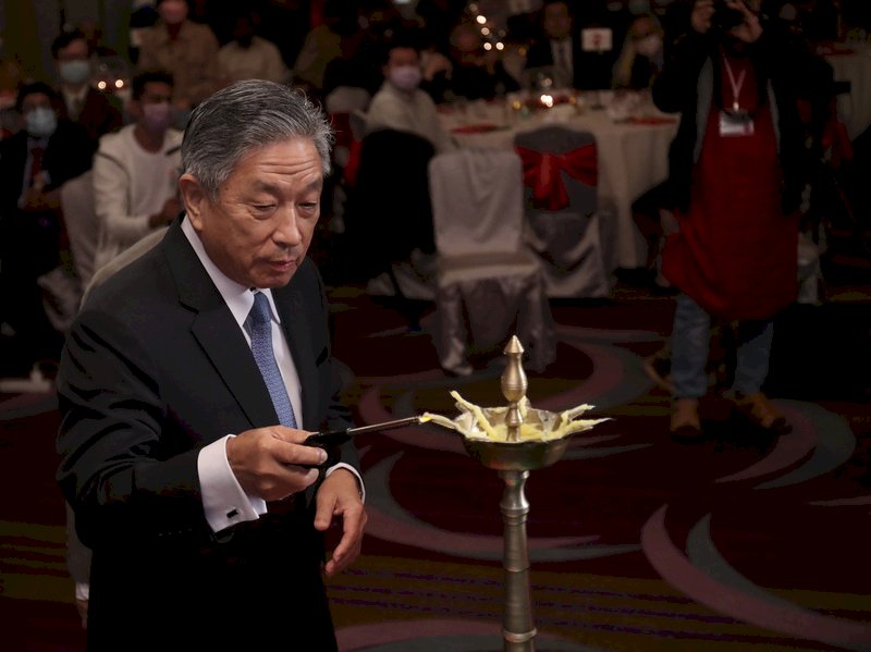 印度排燈節點燈 田中光盼照亮黑暗共同打敗疫情