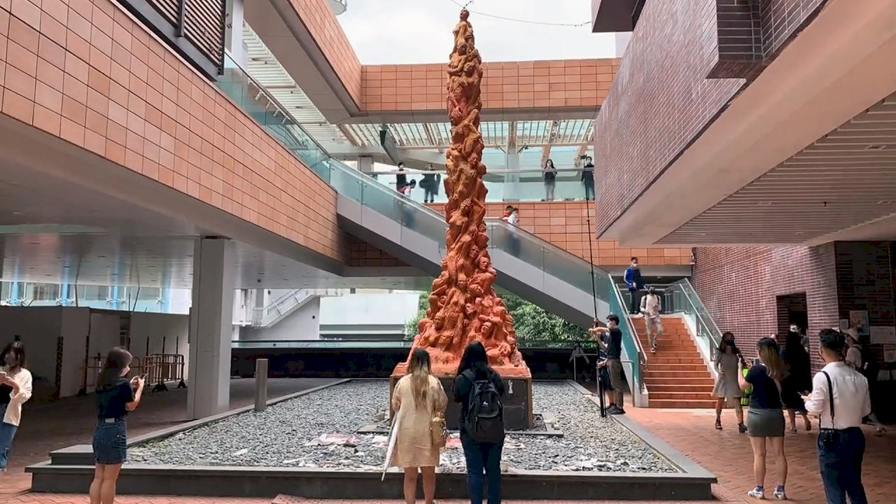 六四35年／創作具台灣歷史元素的恥辱柱？高志活：我將非常高興自豪