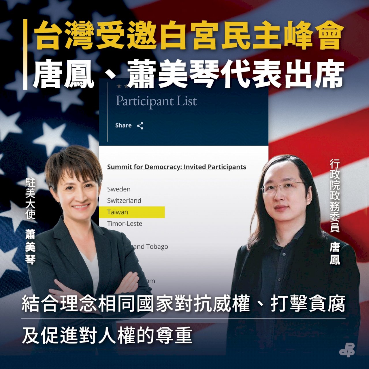 美開民主峰會打中痛點 無煙硝戰爭蔓延
