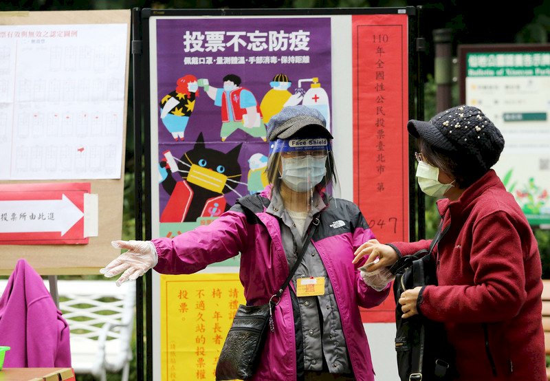 投票須戴口罩 但不能有候選人姓名與符號標識