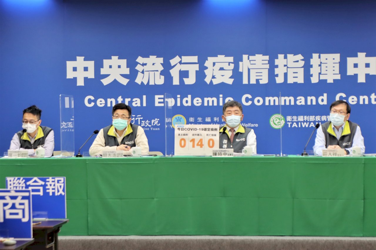 今14例境外移入美國佔10例 1機師突破性感染