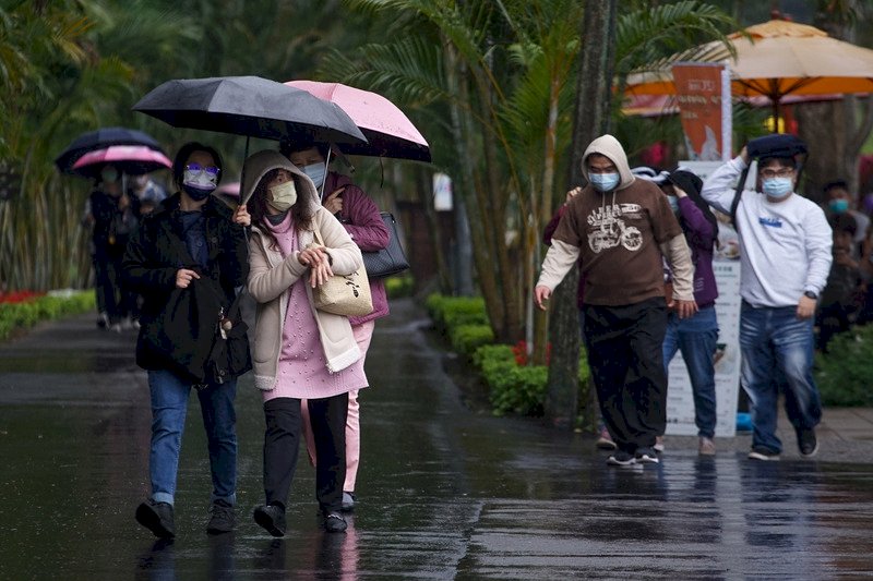 鋒面影響全台有陣雨  留意氣溫驟降