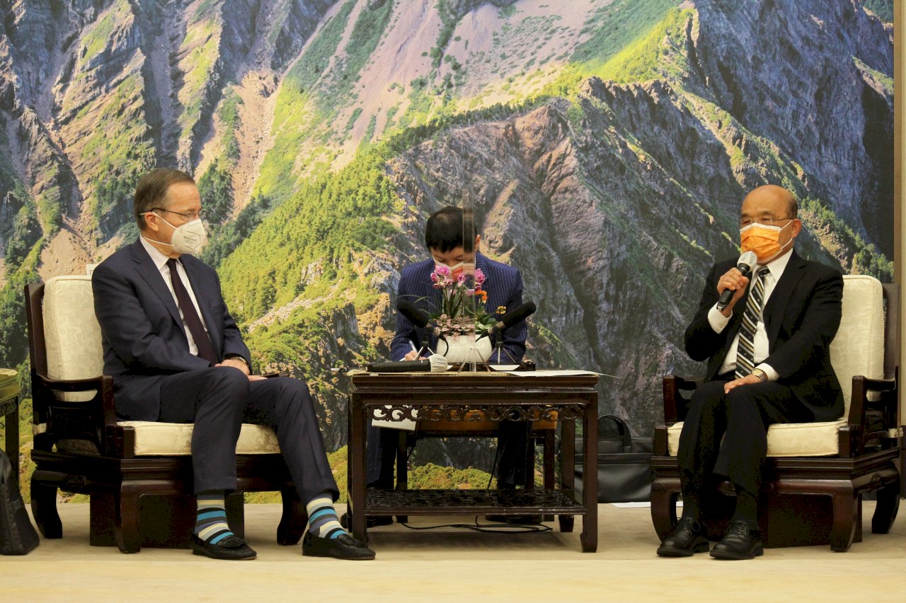 稱穆倫訪台很窩心 蘇貞昌：展現自我防衛決心 自由國家才會幫忙