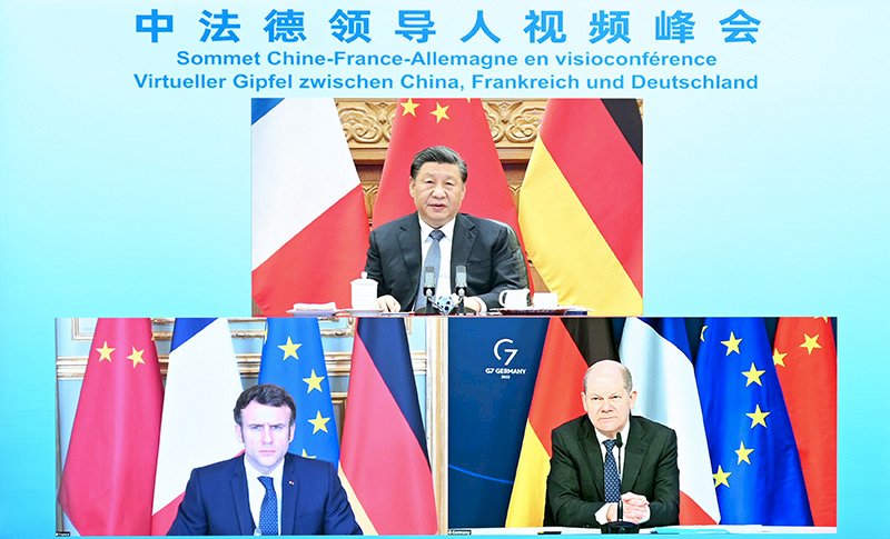 習近平籲法德：共同支持俄烏克服困難&nbsp; 談出和平