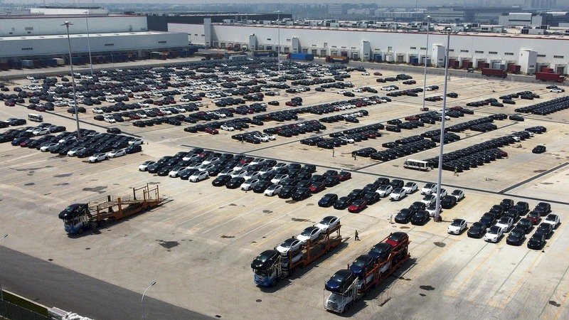 中國4月份汽車產銷重跌逾46% 特斯拉出口掛零