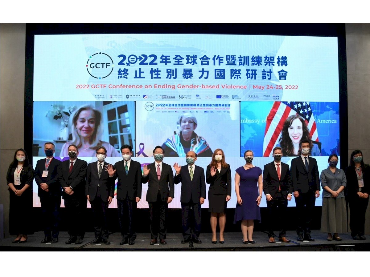 GCTF終止性別暴力國際研討會 蘇揆盼理念相近國家共同努力