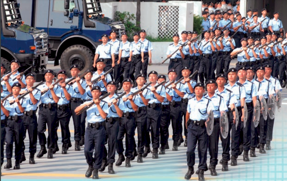 香港主權移交25週年／Yes Sir！走入歷史 香港警察改用中式步操及口令
