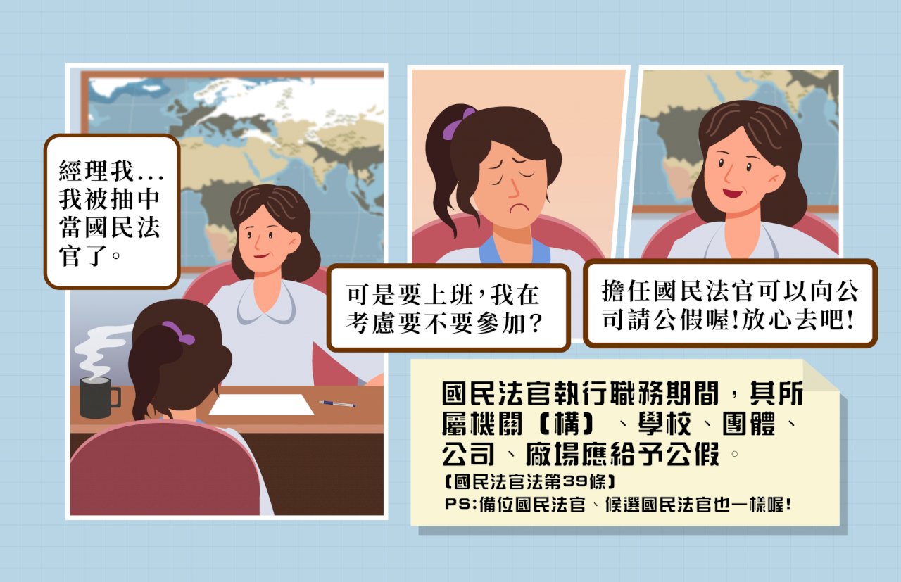 擔任國民法官可請公假 勞動部、商總願全力配合