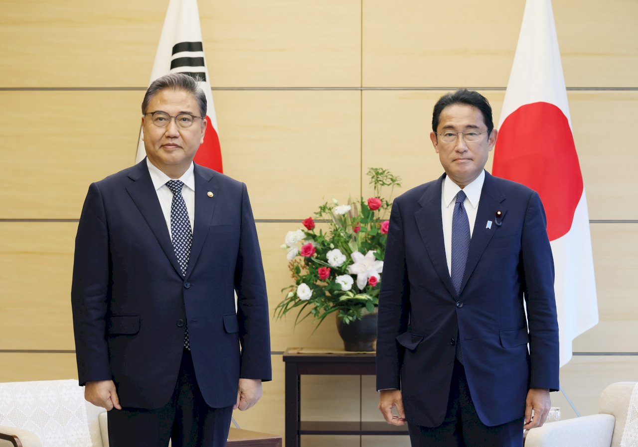 韓國外長時隔4年拜會日相&nbsp;轉達尹錫悅悼念安倍