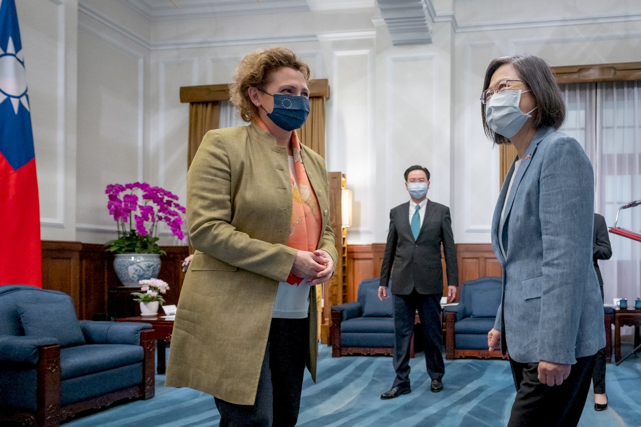 接見歐洲議會副議長 總統盼堅實夥伴關係 打造具韌性民主陣線