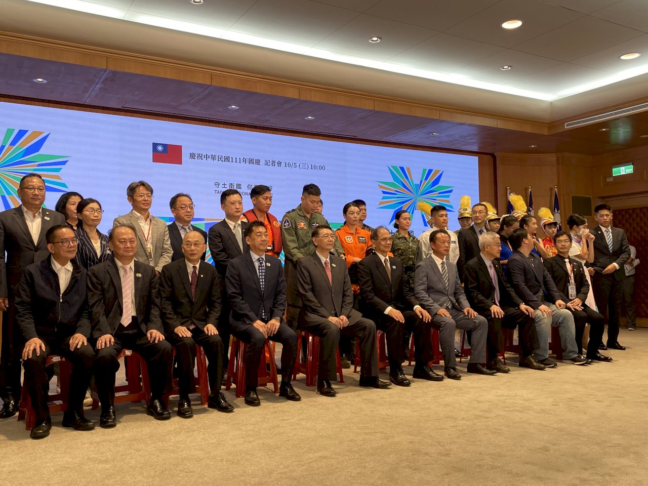 雙十國慶3地連線唱國歌 游錫堃：堅定防衛意志(影音)