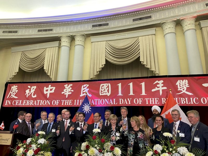 駐加代表處慶雙十當天 &nbsp;加拿大眾院通過挺台動議