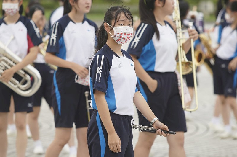 日本京都橘高校吹奏部 首次造訪已愛上台灣