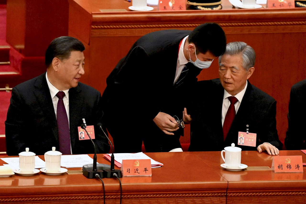 中共二十大／ 胡錦濤「被離場」3分鐘完整影片流出 (影音)
