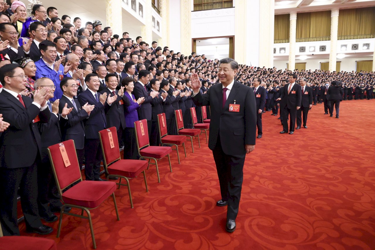 中共二十大／習近平見二十大代表 胡錦濤未現身