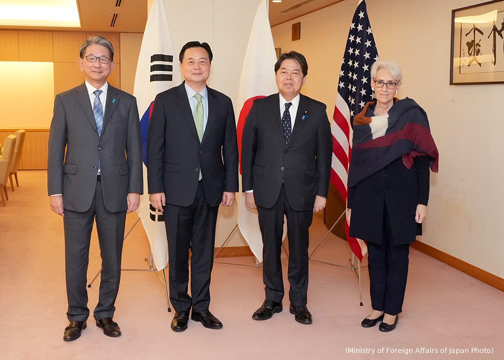 美日韓外交高層會議 關切中共20大北韓飛彈試射