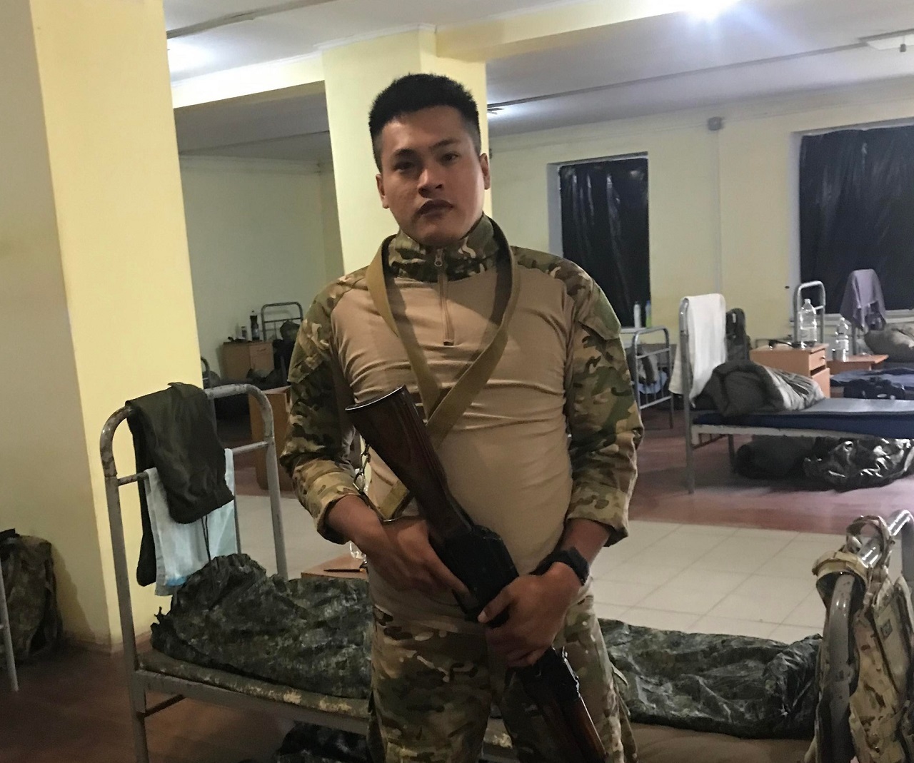 在台烏克蘭人追思曾聖光 英雄永遠活在心中