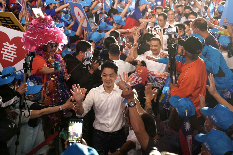 2022選戰／藍營萬人造勢 北北基桃候選人合體高喊全壘打