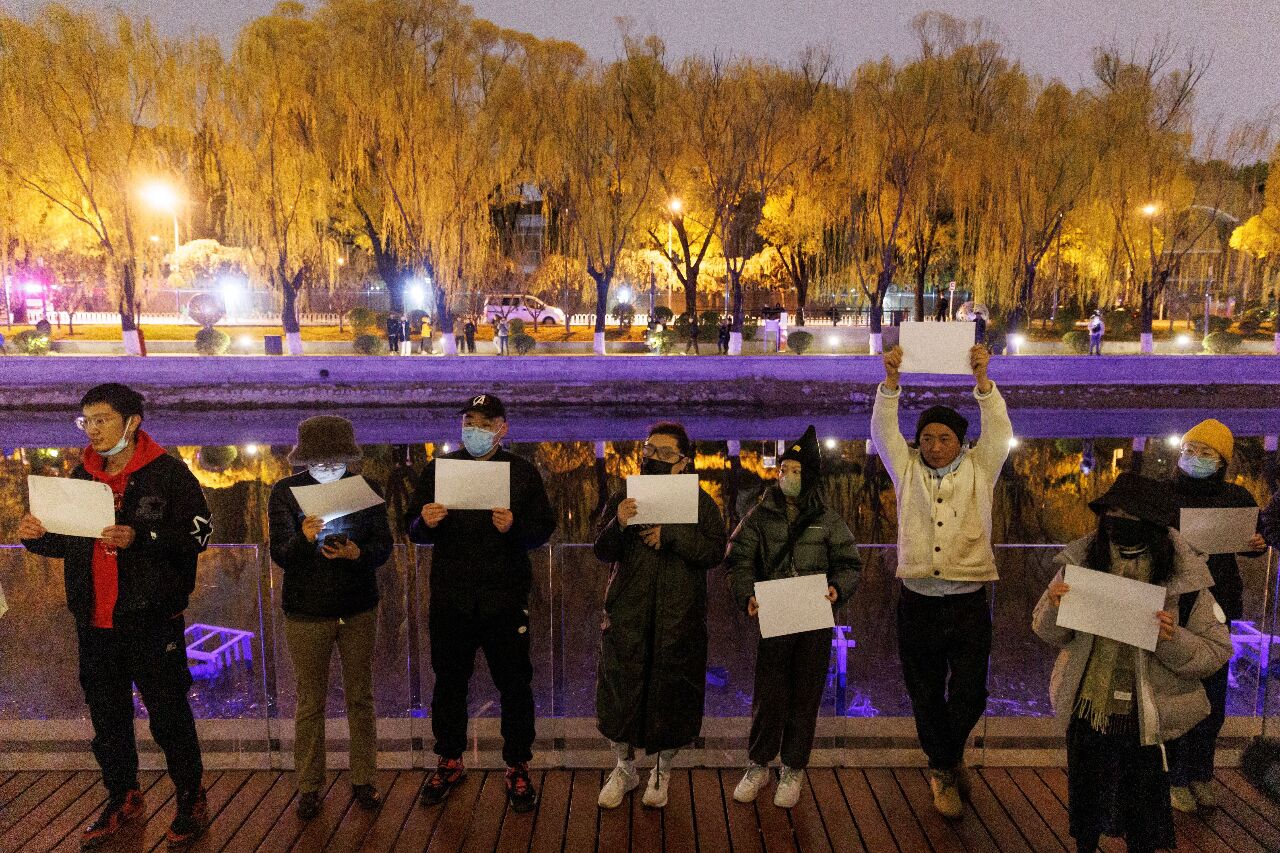 白紙革命／動態清零引爆反封控 進而推動防疫鬆綁
