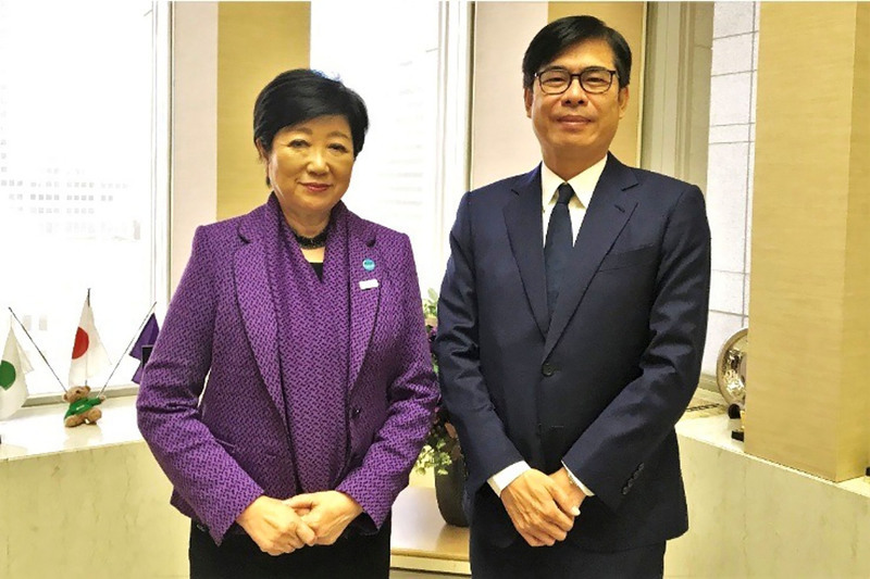 陳其邁訪日拜會小池百合子&nbsp;談市政及區域安全