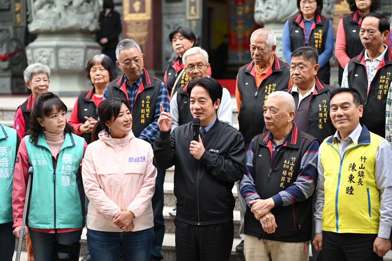 最後黃金周衝刺 賴清德力挺蔡培慧為南投爭一口氣