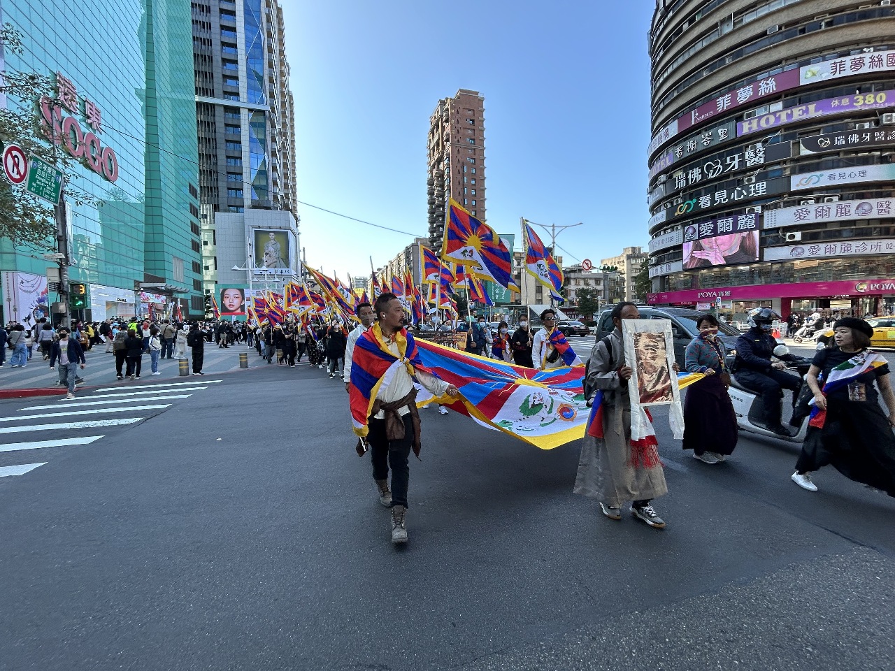 西藏抗暴日64週年大遊行 盼受中國迫害的人民齊爭取自由民主