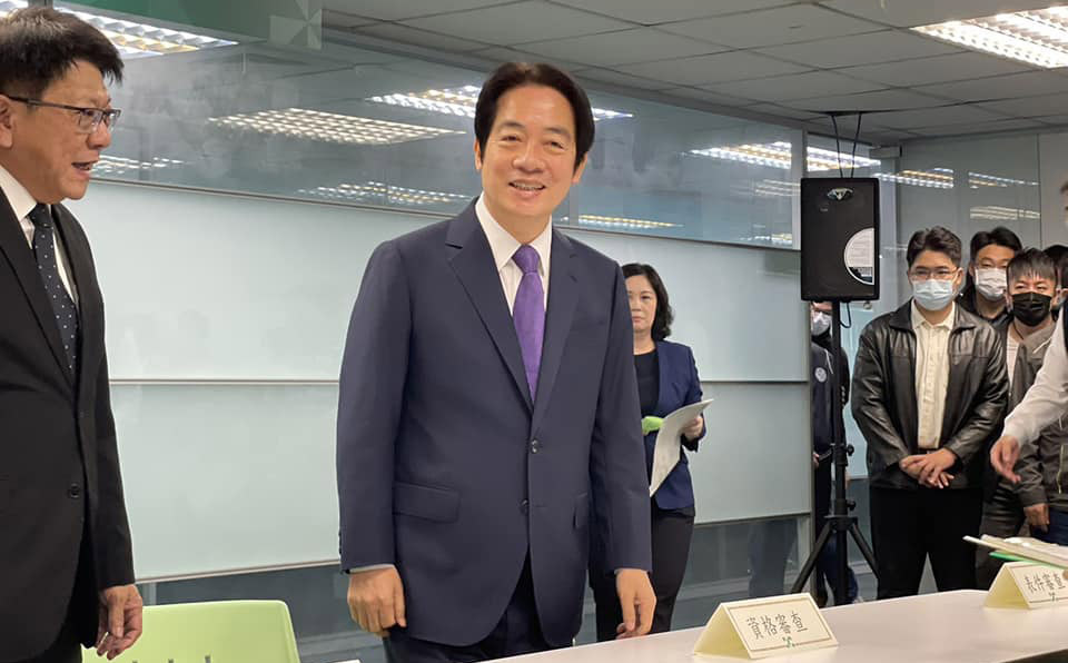總統初選同額競選 賴清德將獲民進黨提名征戰2024