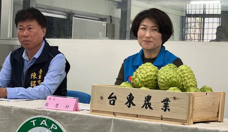 綠委指台東獲准赴中談釋迦檢疫 饒慶鈴感謝中央