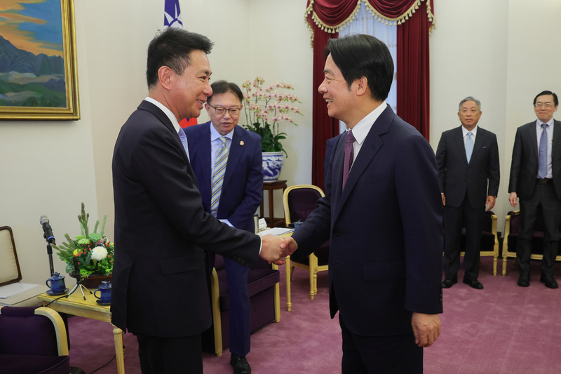 接見日本在野跨黨派訪團 賴清德盼台日洽簽貿易協議