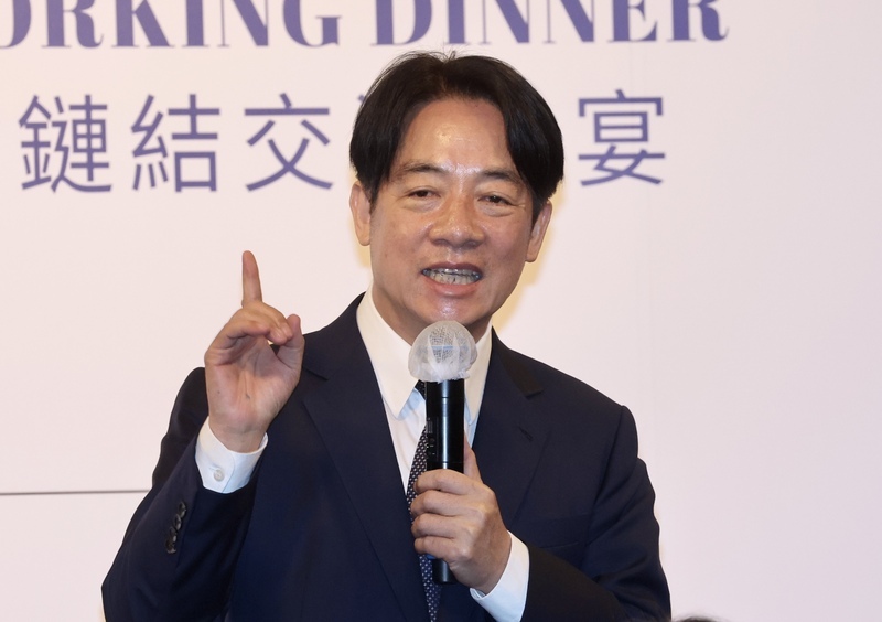 出席台馬商會 賴清德盼兩國貿易產業鏈結更上層樓